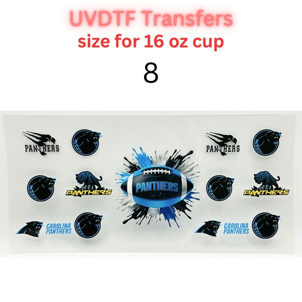 Football Fan Inspired UV DTF Transfers