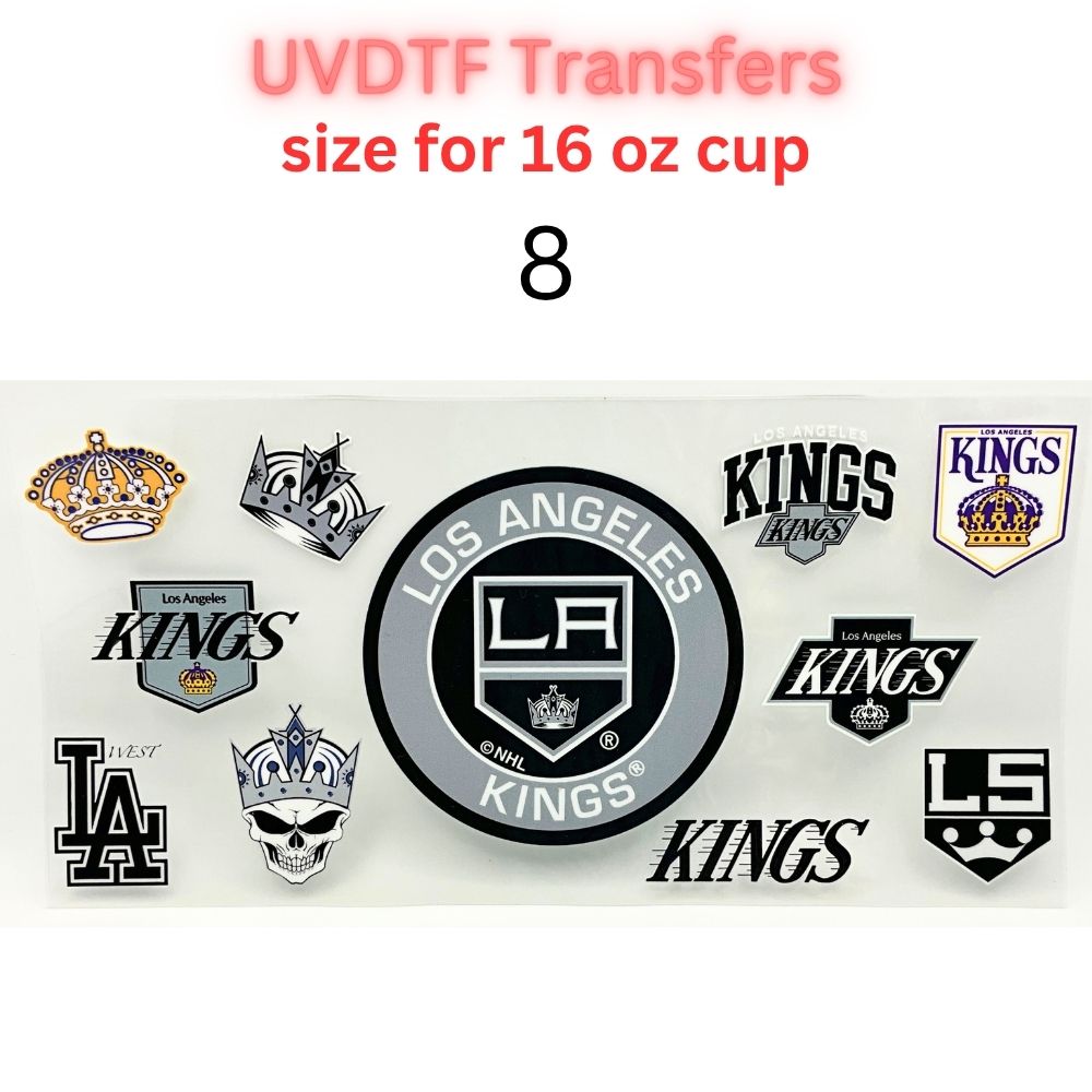 Sports Fan Inspired UV DTF Cup Wrap | 16 oz Glass Can Decal | Basketball, Hockey & College Spirit Designs | Waterproof Permanent Transfer