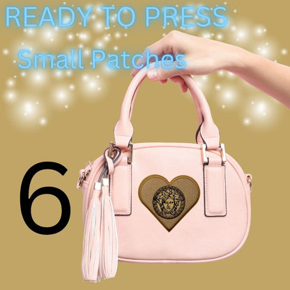 Heart Patches – Ready to Press | Small Patches