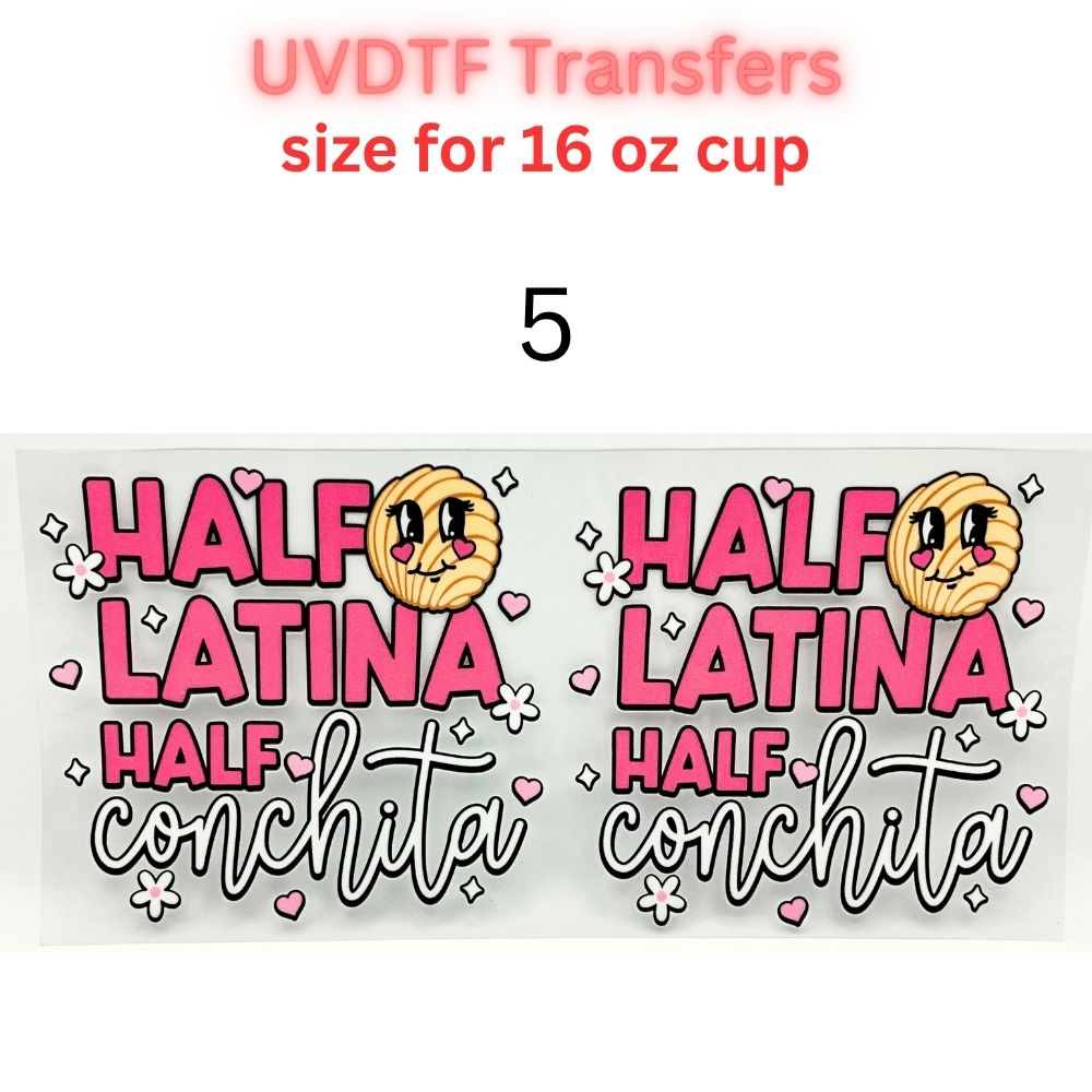 Cute Coffee & Lifestyle UV DTF Cup Wrap Bundle | 16oz & 40oz Tumbler Transfers | Funny, Western, Latina, Aesthetic Drinkware Decals