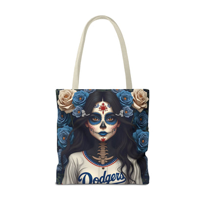 Sugar Skull Floral Tote Bag, Day of the Dead, Boho Style, Eco-Friendly Shopping, Casual Weekend Bag