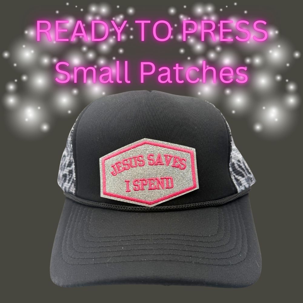 ✨ Ready to Press Small Patches – Faith, Cross, Pray & God Is Good Designs