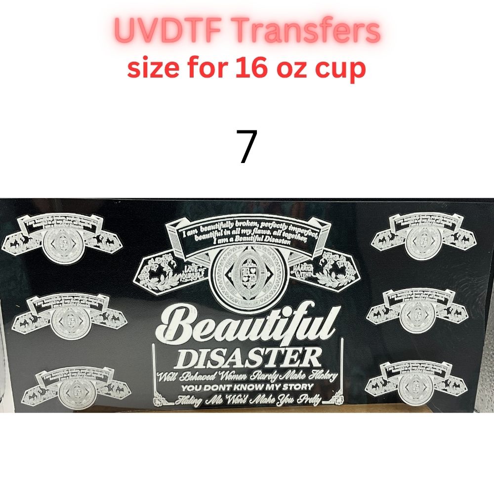 Mom Life & Lifestyle UV DTF Cup Wraps | 16oz Tumbler Transfers | Cheer, Floral, Grandma, Self-Love & Off-Road Designs