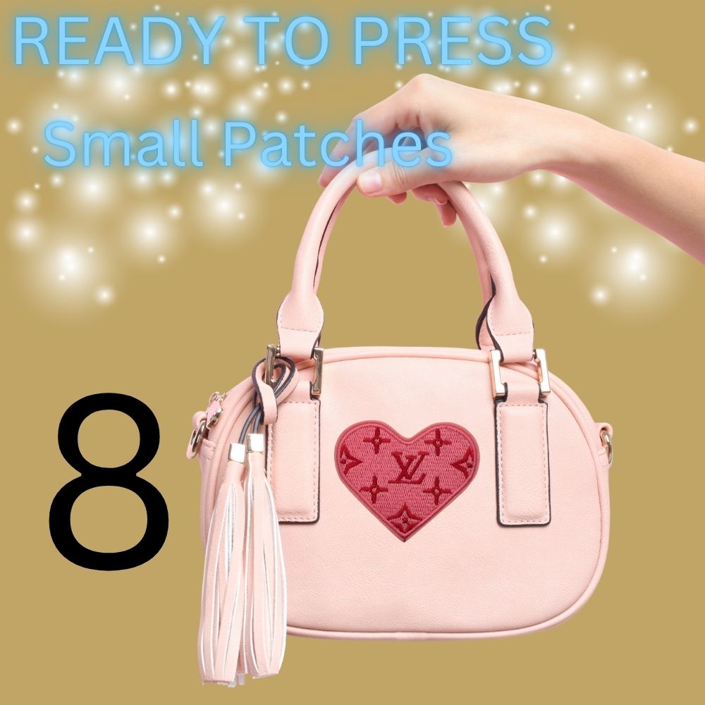 Heart Patches – Ready to Press | Small Patches