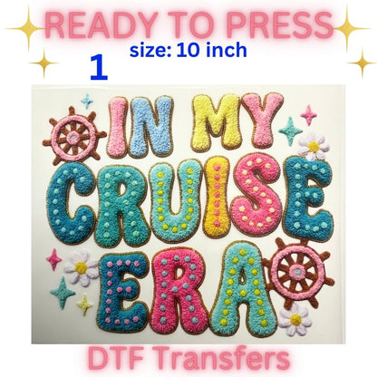 Cute Coastal & Summer Ready-To-Press DTF Transfers | Bookish, Beach & Inspirational Heat Transfers | 10 Inch Designs