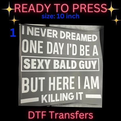 Funny & Retro Ready-To-Press DTF Transfers | Graduation, Peace & Humor Heat Transfers |