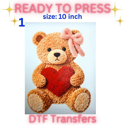 Trendy Ready-To-Press DTF Transfers | Cute Plush, Fantasy, Camping & Spooky Inspired Heat Transfers | 10 Inch