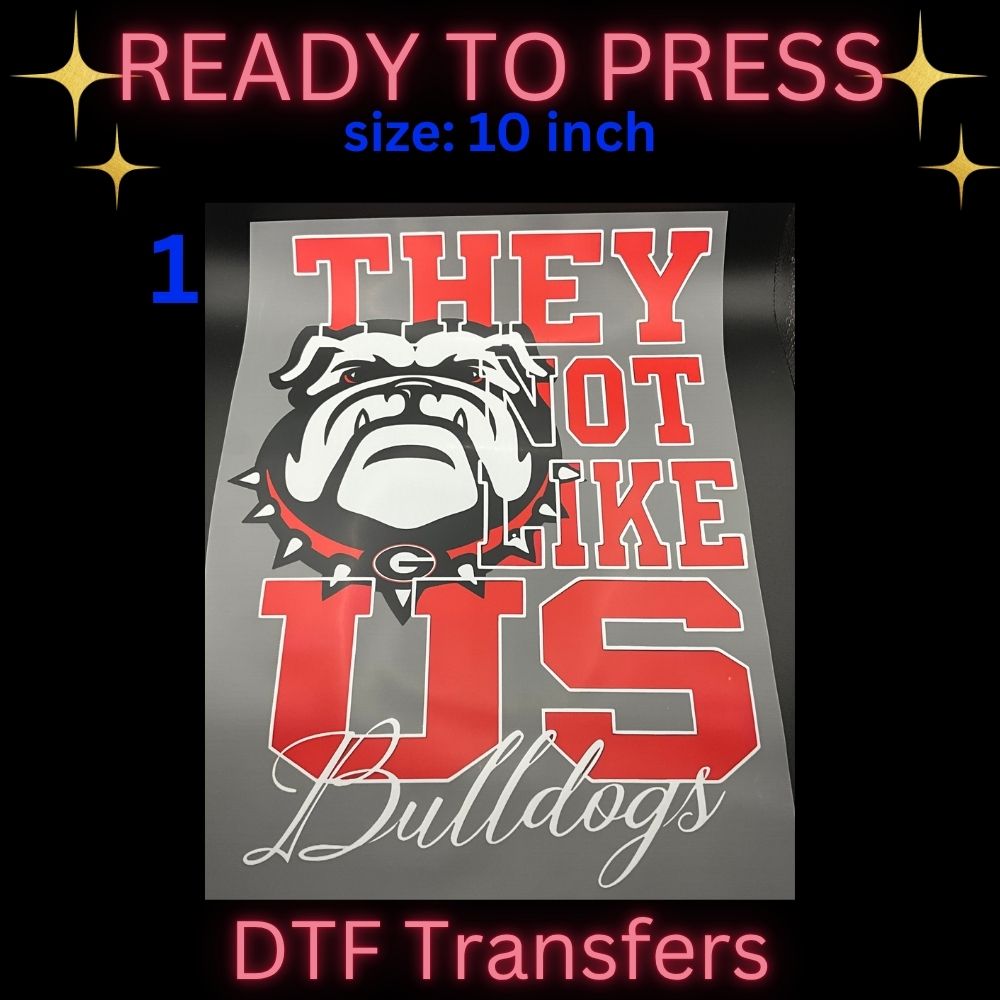 Football Inspired Ready-To-Press DTF Transfers | Game Day Sports Heat Transfers | 10 Inch Shirt Designs