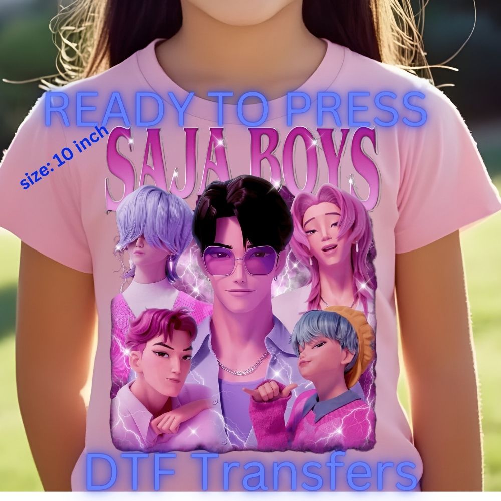 Galaxy Pop Trio DTF Transfer – 10 Inch | Ready to Press Heat Transfer for Shirts, Totes, and Sweaters