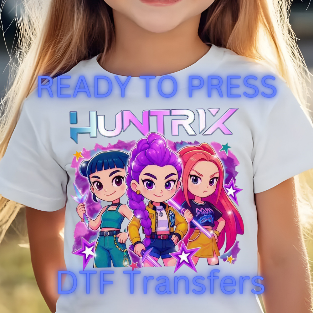 Galaxy Pop Trio DTF Transfer – 10 Inch | Ready to Press Heat Transfer for Shirts, Totes, and Sweaters