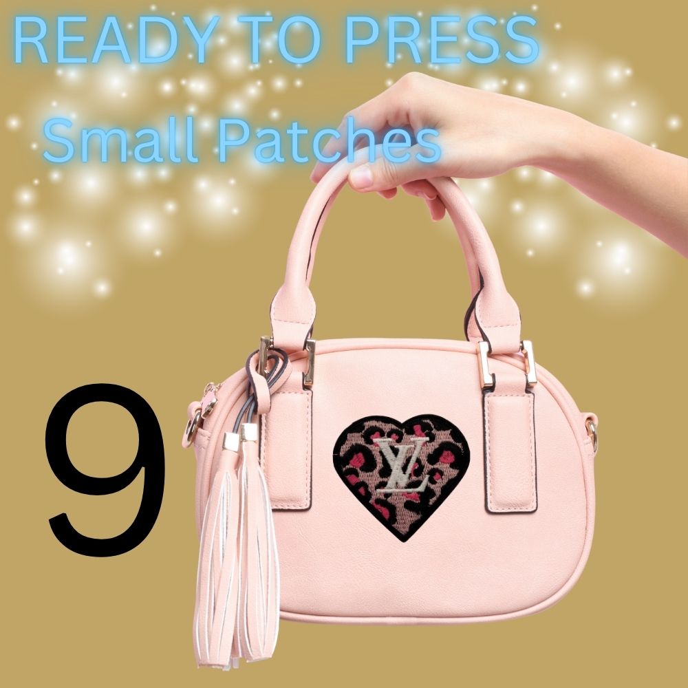 Heart Patches – Ready to Press | Small Patches