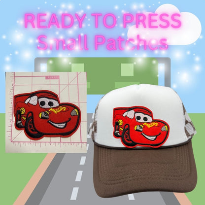 ✨ Ready-to-Press Small Vehicle Patches – Custom Embroidered Appliqués ✨