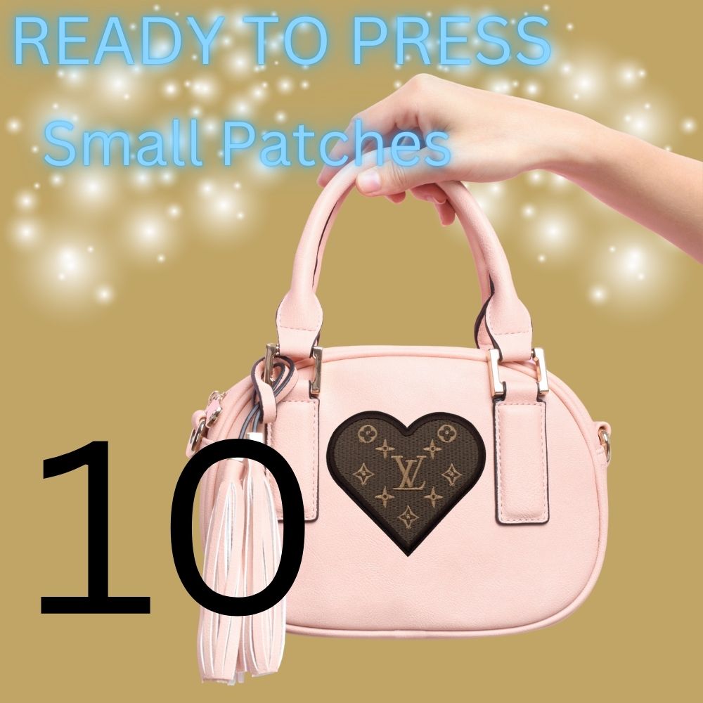 Heart Patches – Ready to Press | Small Patches