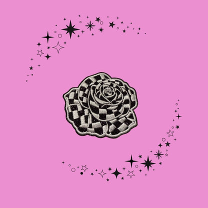 🌹 Rose Small Patches – Ready to Press Embroidery Appliqués | Hat, Jacket, Bag & Clothing Heat Press Iron-On