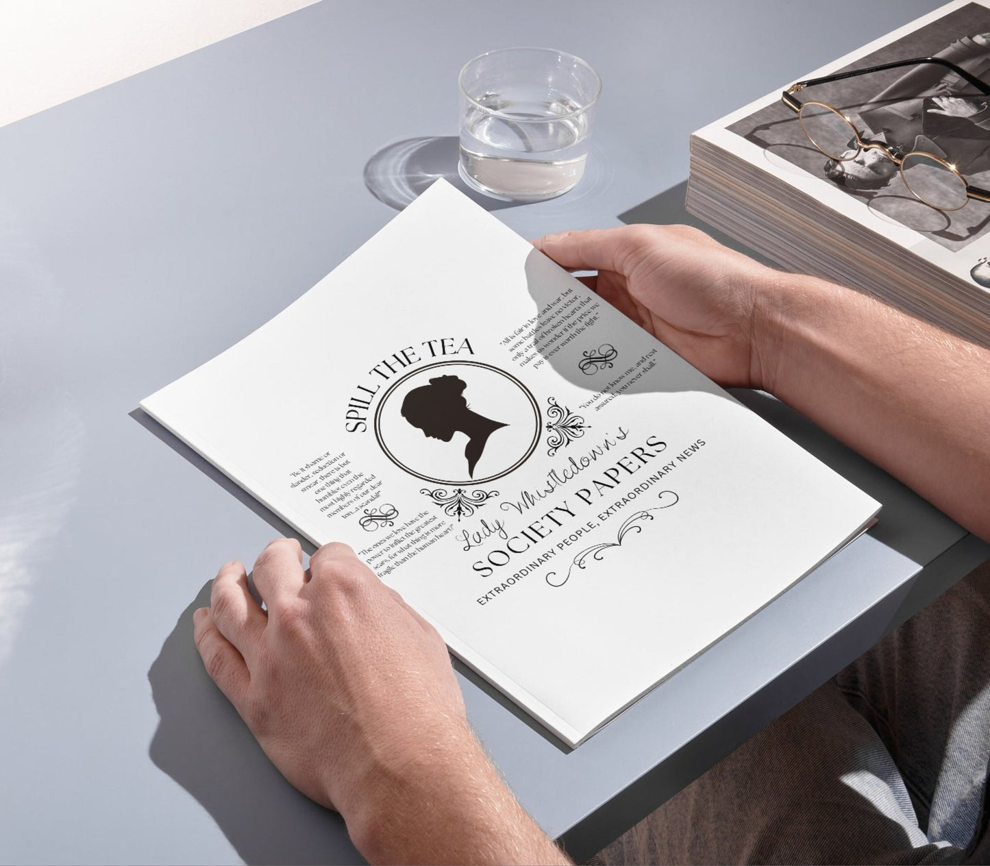 Spill The Tea Lady Whistledown PNG & SVG – Bridgerton Fashion Digital Designs
