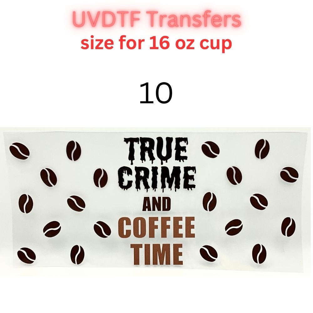 Cute Coffee & Lifestyle UV DTF Cup Wrap Bundle | 16oz & 40oz Tumbler Transfers | Funny, Western, Latina, Aesthetic Drinkware Decals