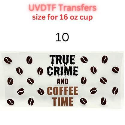 Cute Coffee & Lifestyle UV DTF Cup Wrap Bundle | 16oz & 40oz Tumbler Transfers | Funny, Western, Latina, Aesthetic Drinkware Decals