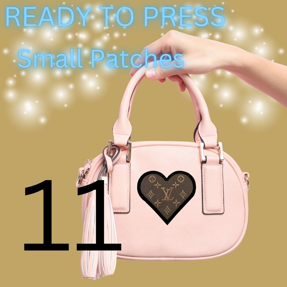 Heart Patches – Ready to Press | Small Patches