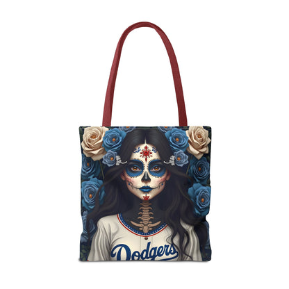 Sugar Skull Floral Tote Bag, Day of the Dead, Boho Style, Eco-Friendly Shopping, Casual Weekend Bag