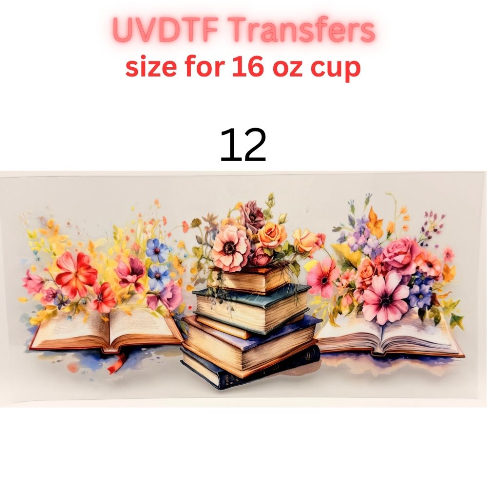 Edgy UVDTF Cup Wrap | 16oz Glass Can Transfer | Funny Quotes Aesthetic Wrap | Butterfly Skull Floral Designs | Trendy Tumbler Decal