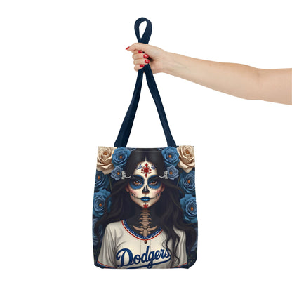 Sugar Skull Floral Tote Bag, Day of the Dead, Boho Style, Eco-Friendly Shopping, Casual Weekend Bag