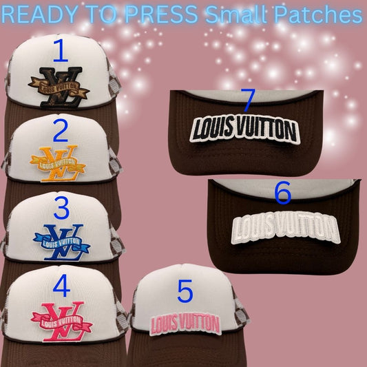 Designer-Inspired Ready-To-Press Small Embroidered Patches (7 Styles)