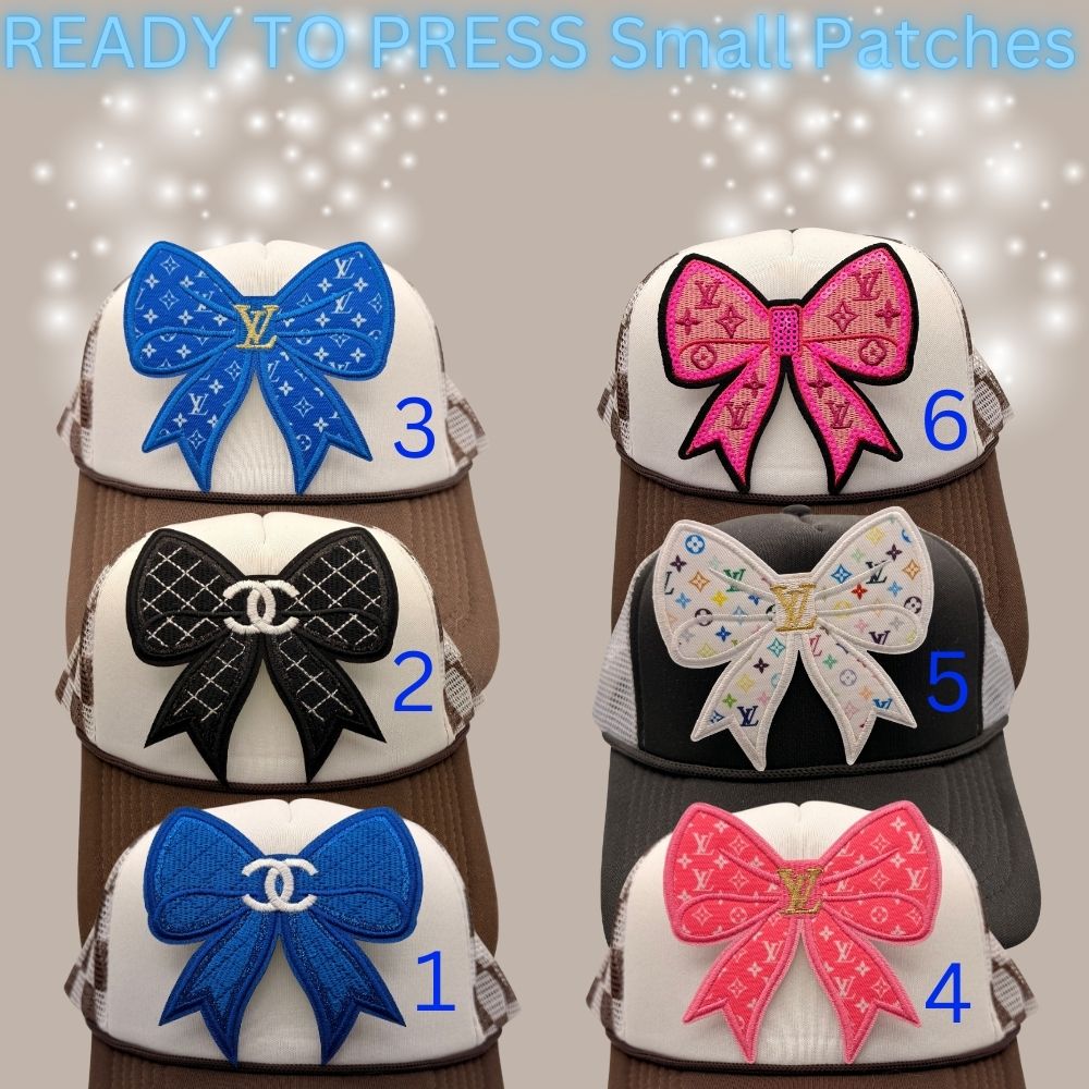 ✨ READY TO PRESS – Bow Patch Collection (Small Size) ✨
