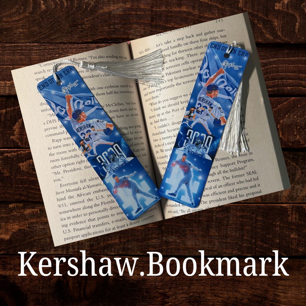End of an Era Baseball Bookmark-Handcrafted