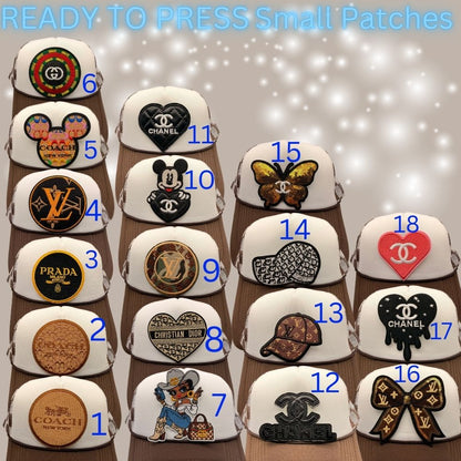 ⭐ READY TO PRESS – Premium Decorative Patches (Multiple Styles & Patterns) ⭐