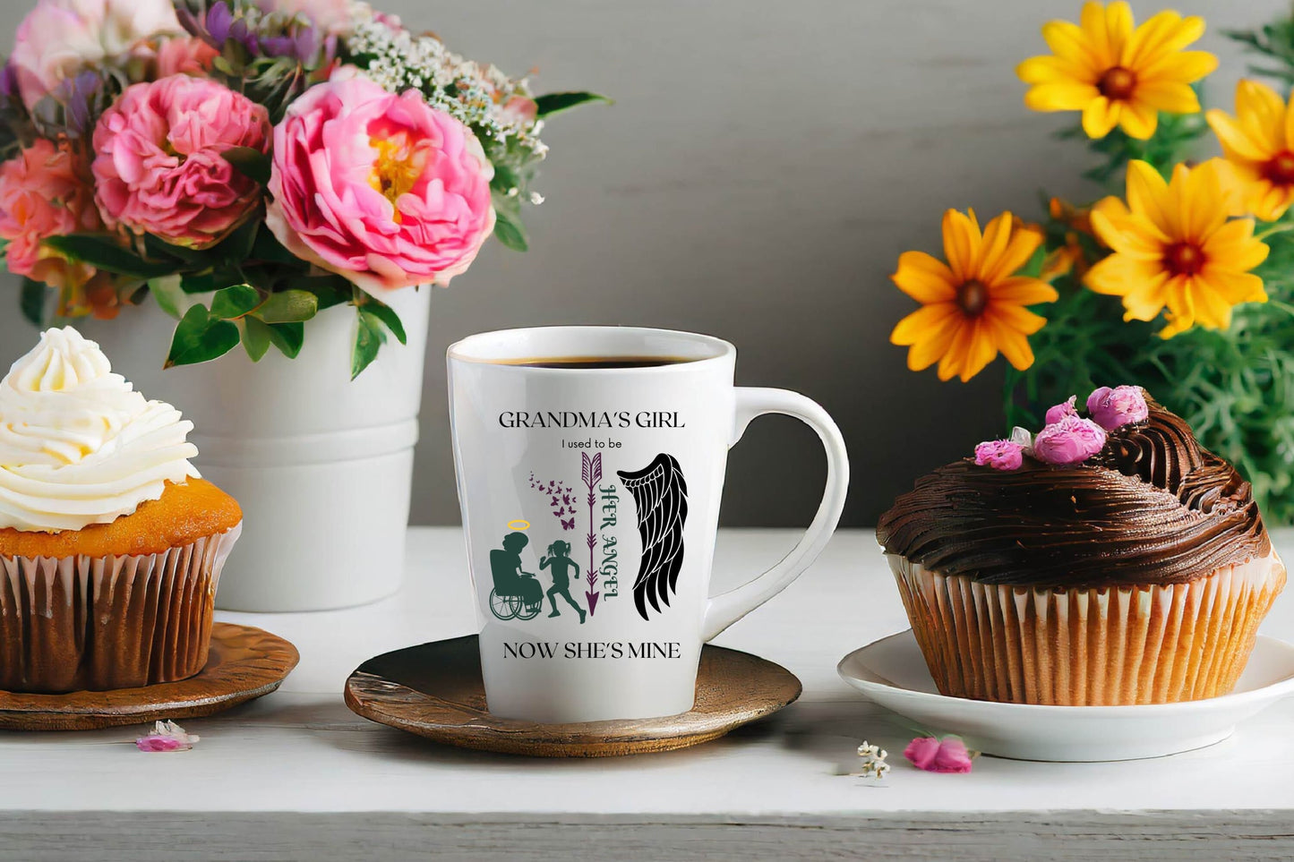 Grandma’s Girl Her Angel Now She’s Mine – Memorial Design for DIY Crafts & Keepsakes