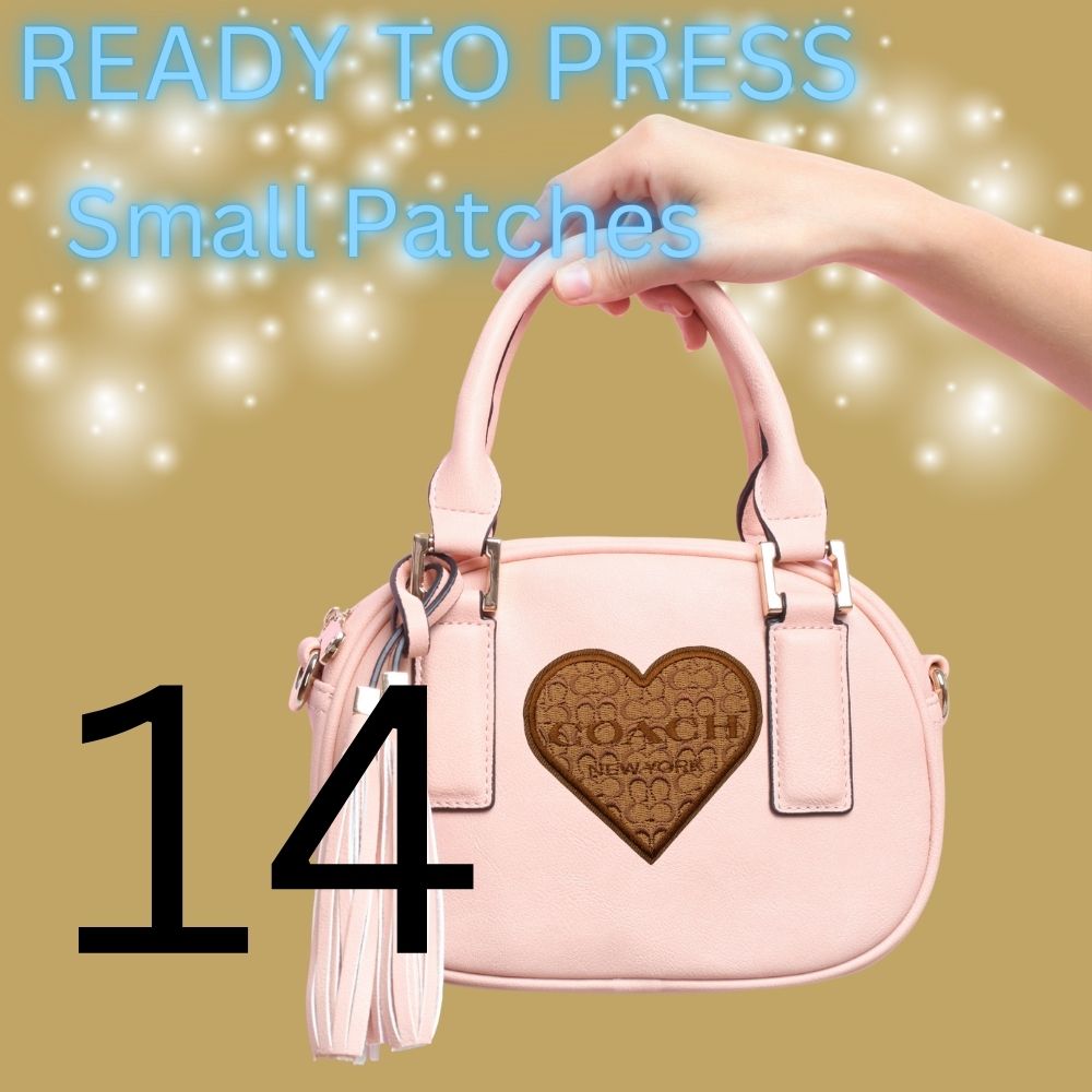 Heart Patches – Ready to Press | Small Patches