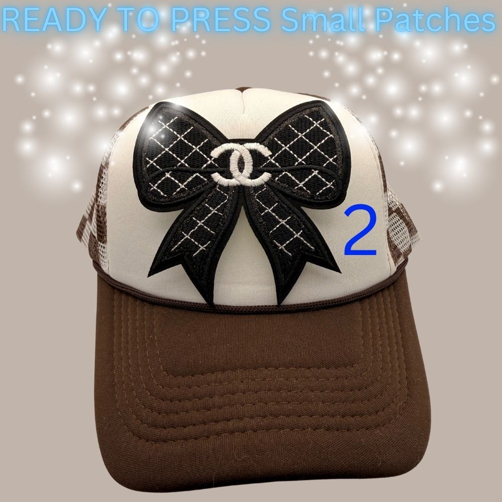 ✨ READY TO PRESS – Bow Patch Collection (Small Size) ✨