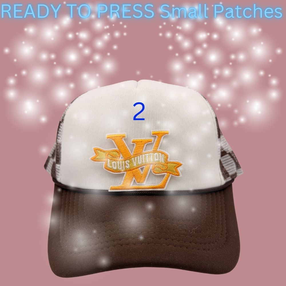 Designer-Inspired Ready-To-Press Small Embroidered Patches (7 Styles)