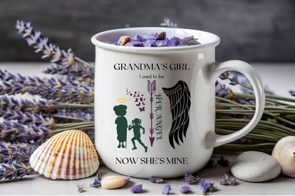 Grandma’s Girl Her Angel Now She’s Mine – Memorial Design for DIY Crafts & Keepsakes