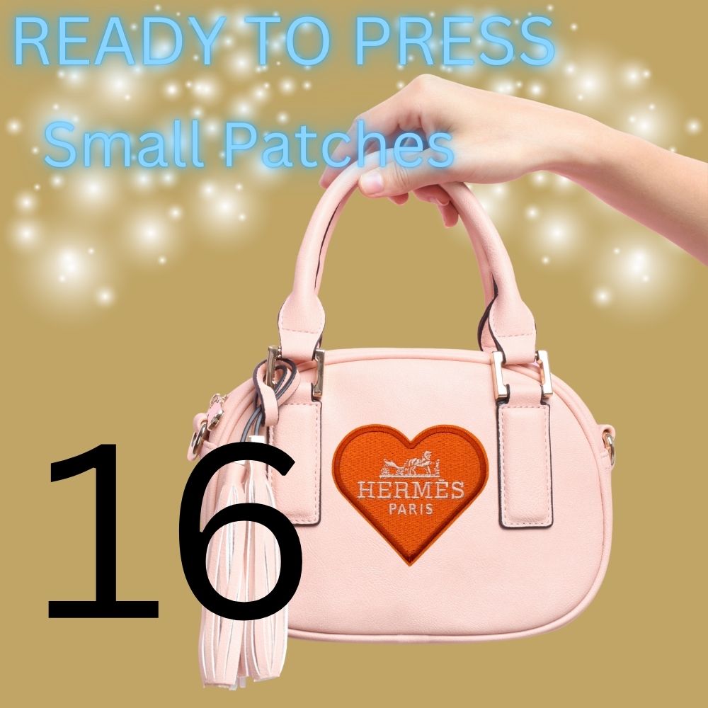 Heart Patches – Ready to Press | Small Patches