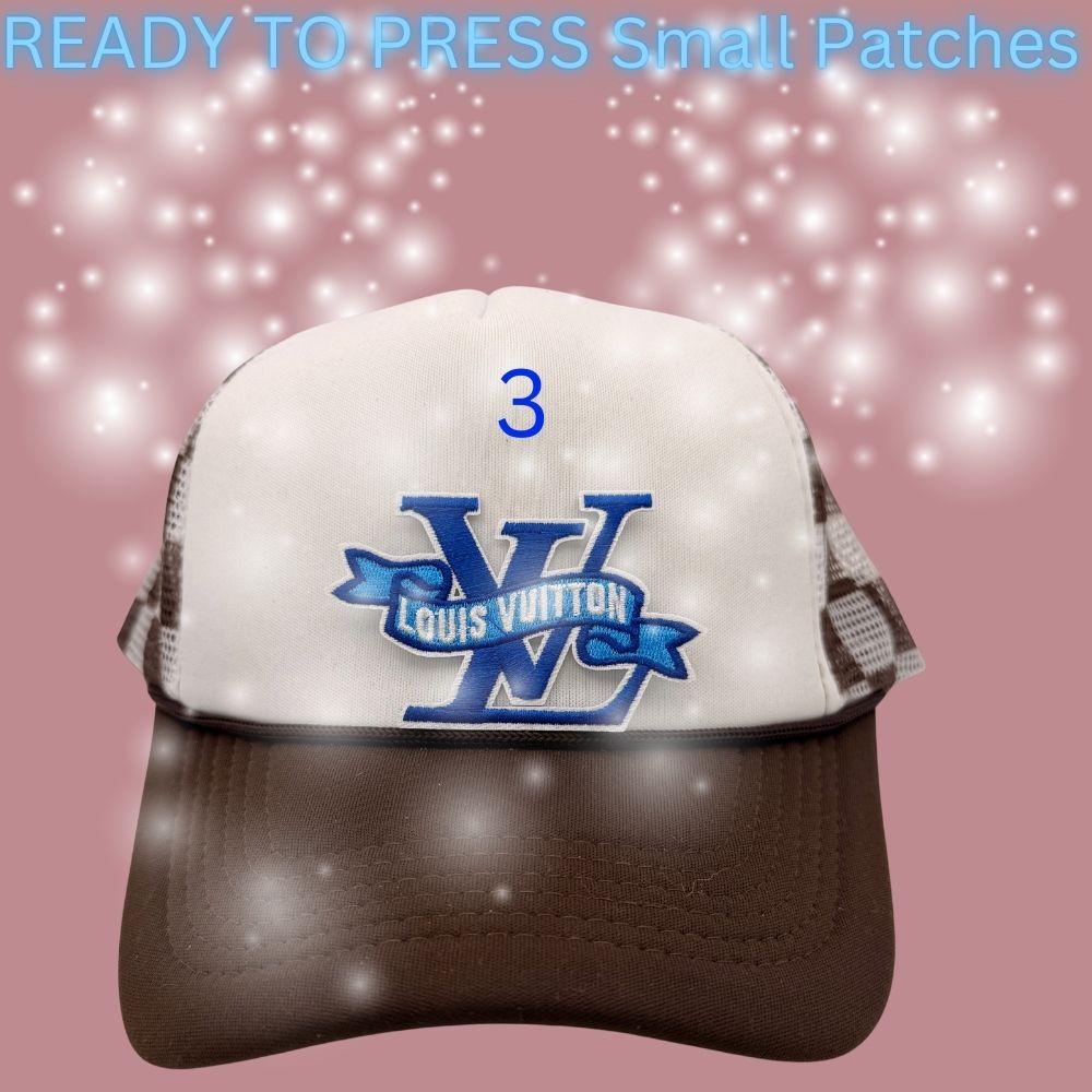 Designer-Inspired Ready-To-Press Small Embroidered Patches (7 Styles)