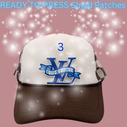 Designer-Inspired Ready-To-Press Small Embroidered Patches (7 Styles)