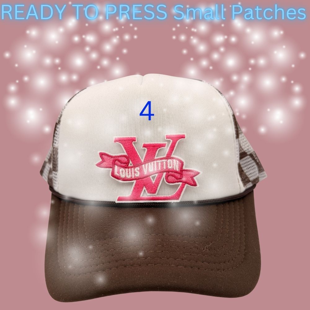 Designer-Inspired Ready-To-Press Small Embroidered Patches (7 Styles)