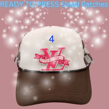 Designer-Inspired Ready-To-Press Small Embroidered Patches (7 Styles)