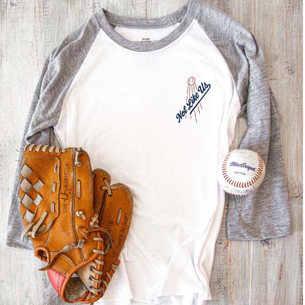 Not Like Us Baseball DTF Transfers – Ready to Press Heat Press Designs Heat Transfers