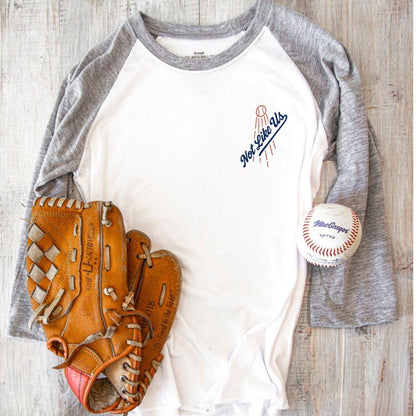 Not Like Us Baseball DTF Transfers – Ready to Press Heat Press Designs Heat Transfers