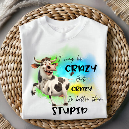 Funny Sarcastic Cow PNG & JPG – Sassy Cow Humor Sublimation Digital Download