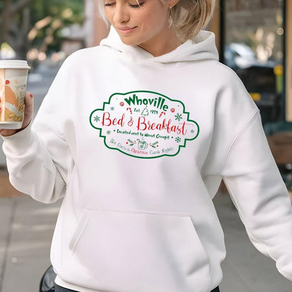 Whoville Bed & Breakfast Holiday DTF Transfer – Christmas Sign Logo Heat Press Design