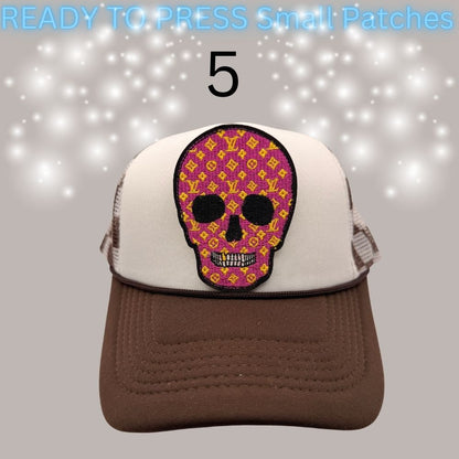 Designer-Inspired Small Chenille Patches – Ready to Press | Fashion Appliqué Collection (1–20)