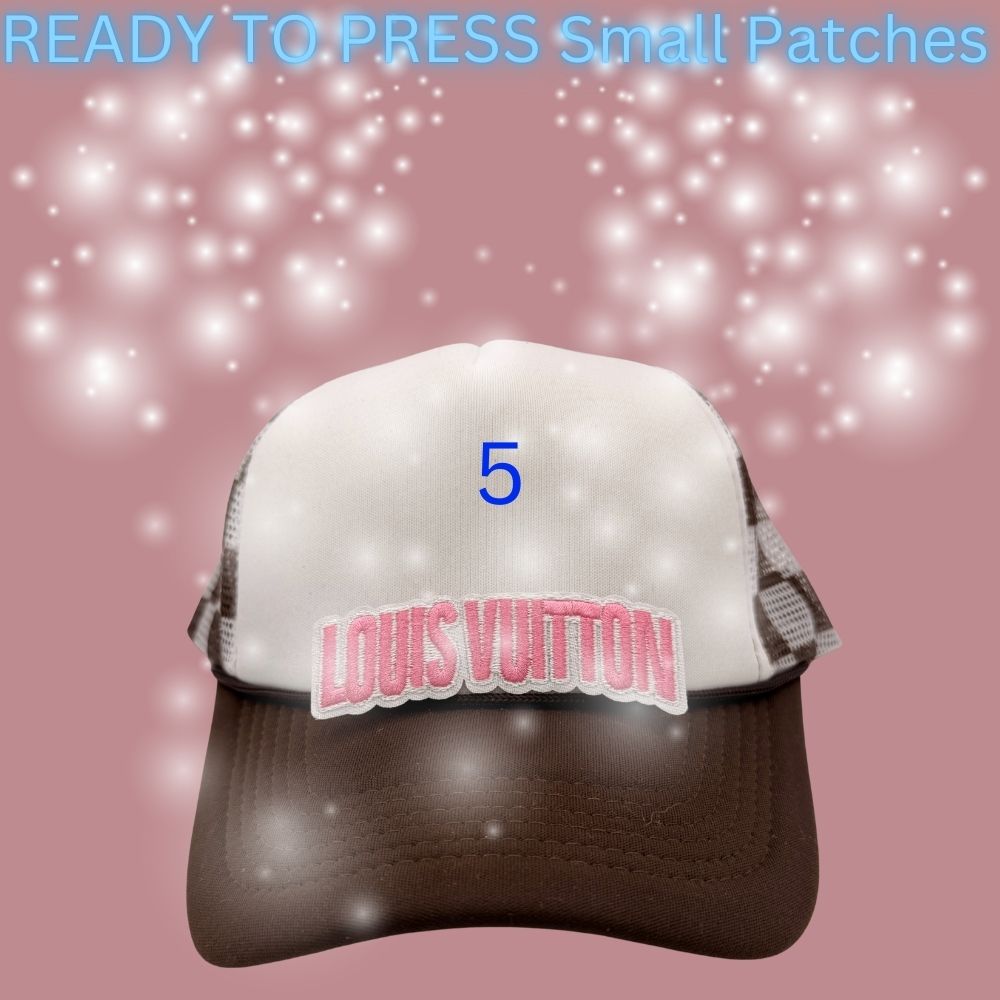 Designer-Inspired Ready-To-Press Small Embroidered Patches (7 Styles)