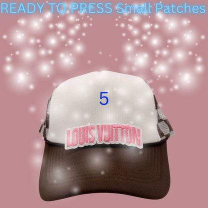 Designer-Inspired Ready-To-Press Small Embroidered Patches (7 Styles)