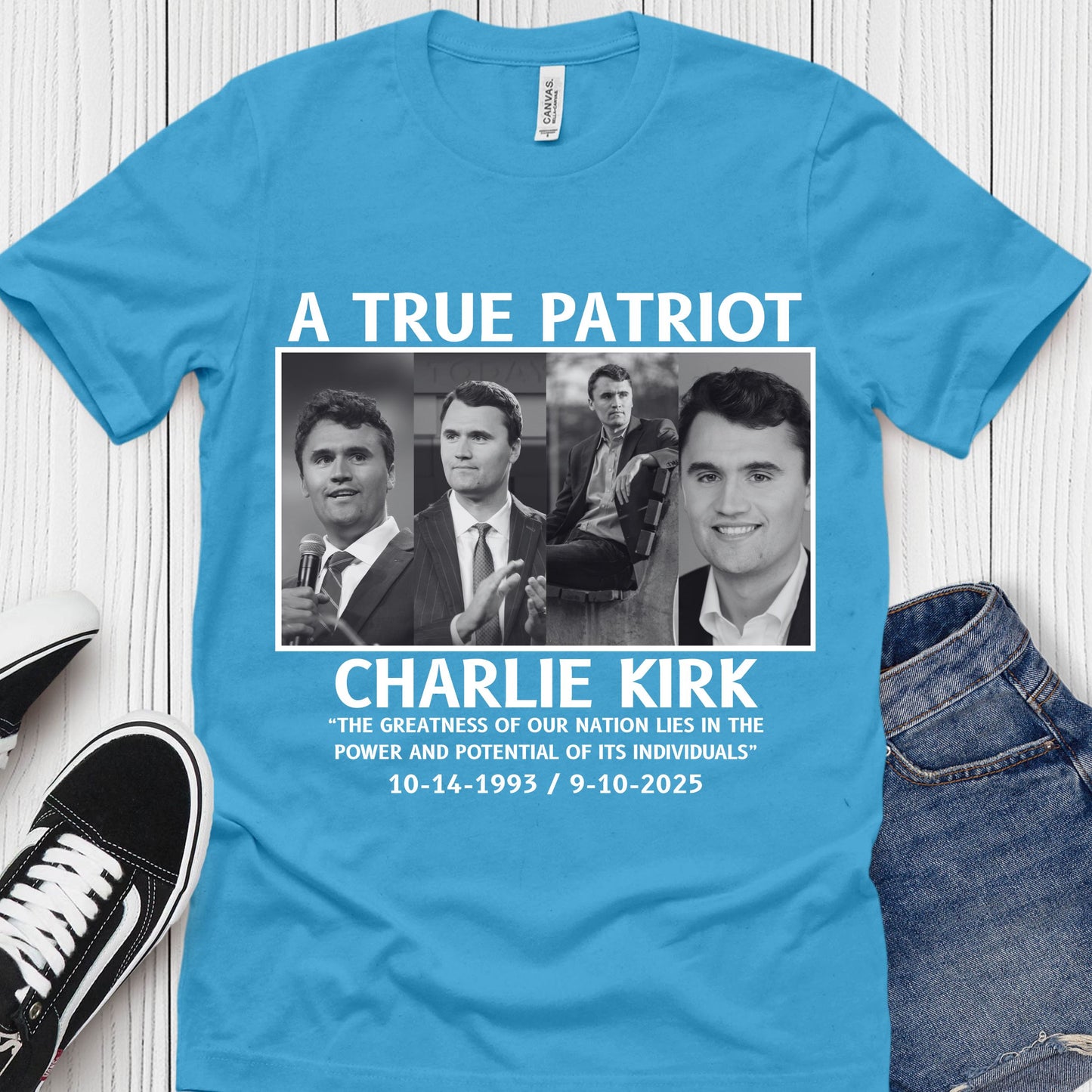 A True Patriot Memorial Tribute T-Shirt – Remembrance Shirts
