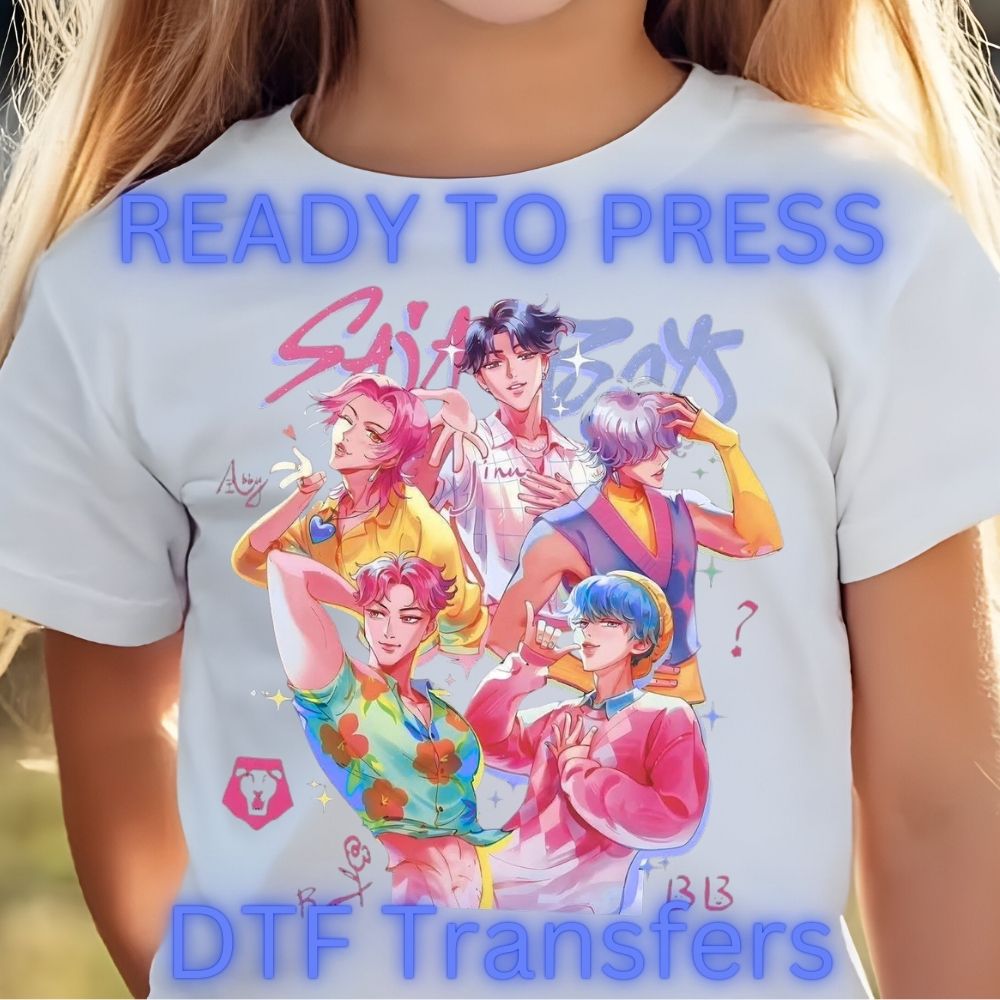 Galaxy Pop Trio DTF Transfer – 10 Inch | Ready to Press Heat Transfer for Shirts, Totes, and Sweaters