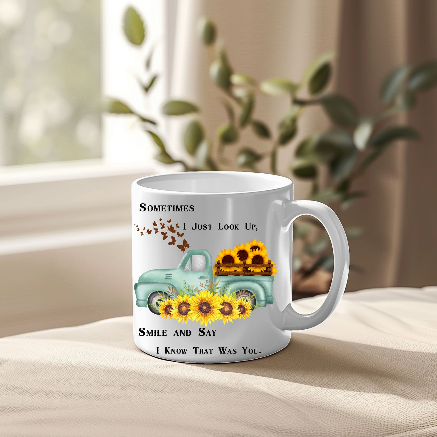 Sometimes I Just Look Up PNG – Memorial Transparent Background Design for Cricut & Sublimation