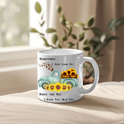 Sometimes I Just Look Up PNG – Memorial Transparent Background Design for Cricut & Sublimation